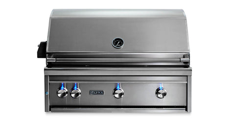 36" PROFESSIONAL BUILT-IN GRILL WITH ALL TRIDENT INFRARED BURNERS AND ROTISSERIE (L36ATR)