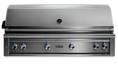 54” PROFESSIONAL BUILT-IN GRILL WITH 1 TRIDENT INFRARED BURNER AND 3 CERAMIC BURNERS AND ROTISSERIE (L54TR)