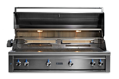 54” PROFESSIONAL BUILT-IN GRILL WITH 1 TRIDENT INFRARED BURNER AND 3 CERAMIC BURNERS AND ROTISSERIE (L54TR)