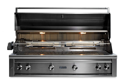 54” PROFESSIONAL BUILT-IN GRILL WITH 1 TRIDENT INFRARED BURNER AND 3 CERAMIC BURNERS AND ROTISSERIE (L54TR)