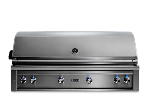 54” PROFESSIONAL BUILT-IN GRILL WITH 1 TRIDENT INFRARED BURNER AND 3 CERAMIC BURNERS AND ROTISSERIE (L54TR)