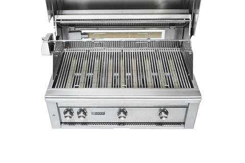 36” PROFESSIONAL FREESTANDING GRILL WITH ALL TRIDENT BURNERS, FLAMETRAK AND ROTISSERIE (LF36ATRF)