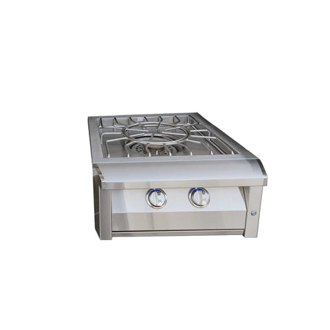 ARG Pro Burner. Natural Gas. 24,000 inner burner & 36,000 outer burner, total 60,000 BTU. 304 Stainless Steel. Made in America.