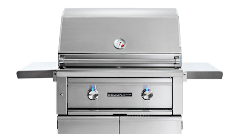 30" SEDONA FREESTANDING GRILL WITH 1 PROSEAR INFRARED BURNER AND 1 STAINLESS STEEL BURNER (L500PSF)