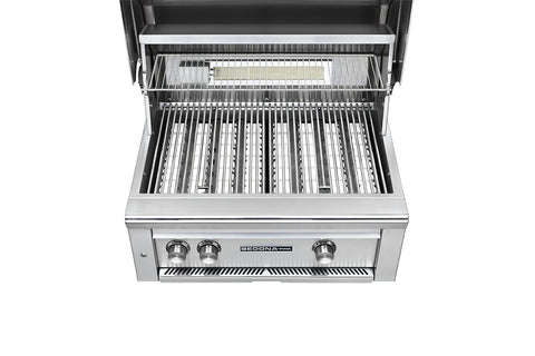 30" SEDONA FREESTANDING GRILL WITH 2 STAINLESS STEEL BURNERS AND ROTISSERIE (L500FR)