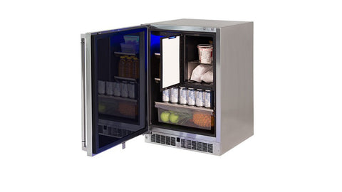 24" PROFESSIONAL REFRIGERATOR FREEZER COMBO, LEFT (LM24REFCL)