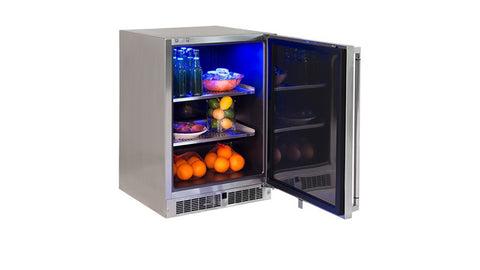 24" PROFESSIONAL OUTDOOR REFRIGERATOR, RIGHT HINGE (LN24REFR)