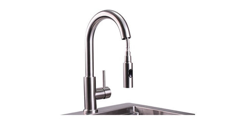 PROFESSIONAL GOOSENECK PULL DOWN FAUCET (LPFK)