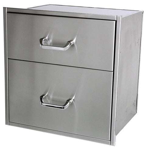 2 Drawer Set - 21" Finished Width - 15" Depth - Item #SOL-2D21S