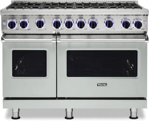 48"W./24"D. Gas Sealed Burner Range-8 Burners-Arctic Grey