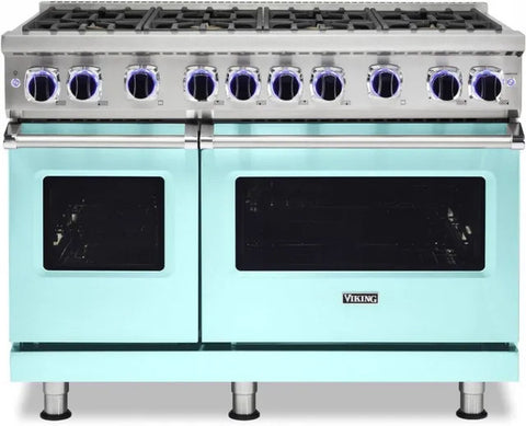 48"W./24"D. Gas Sealed Burner Range-8 Burners-Bywater Blue