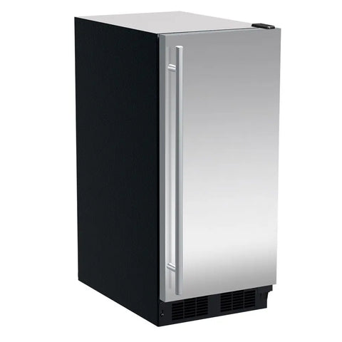 15" Crescent Ice Machine, Stainless Steel, Solid Door, Reversible Door