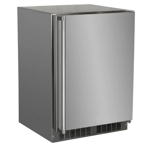 24" Outdoor Freezer, Stainless Steel, Solid Door, Lock,Reversible Door