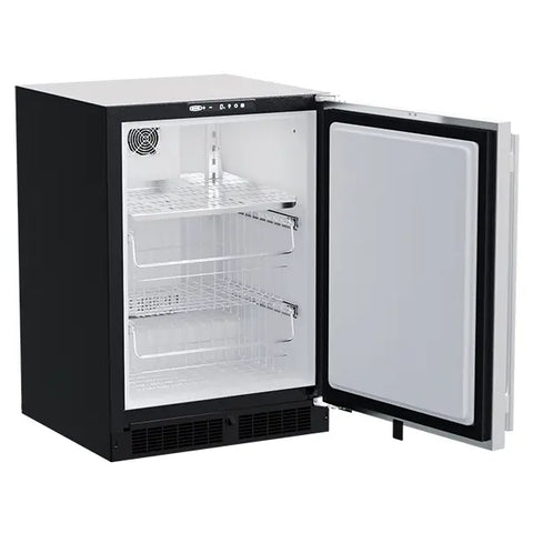 24" Freezer, Stainless Steel, Solid Door, Reversible Door