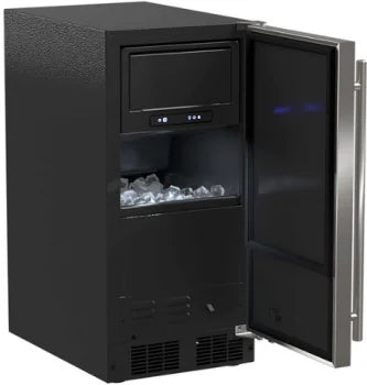 15" Low Profile Clear Ice Machine, Panel Ready, Solid Door, Reversible Door