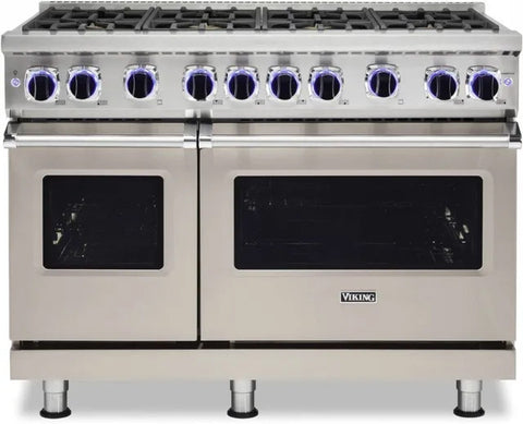 48"W./24"D. Gas Sealed Burner Range-8 Burners-Pacific Grey