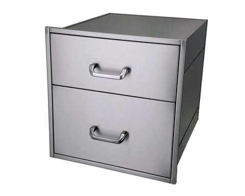 2 Drawer Set - 21" Finished Width - 23" Depth - Item #SOL-2D21D