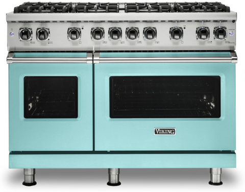 48"W./24"D. Gas Sealed Burner Range-8 Burners-Bywater Blue-LP